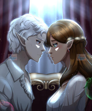 waist-up render + custom bg + detailed lighting + 2 characters ($35 + $15 + $7 + $57*50%)