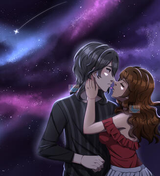 waist-up render + custom bg + detailed lighting + 2 characters ($35 + $7 + $7 + $49*50%)
